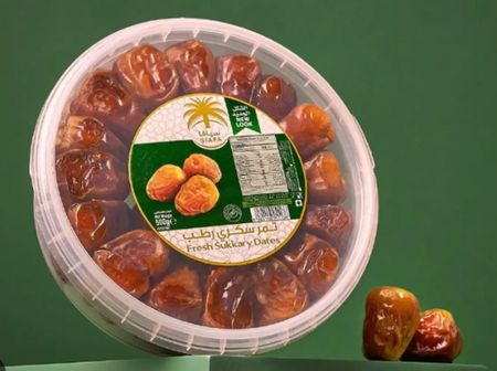 Sukkari Rutub Dates (aka Sukkary Rutab) Imported from Madina Saudi Arabia (1000 ounces, 2.2 pounds)