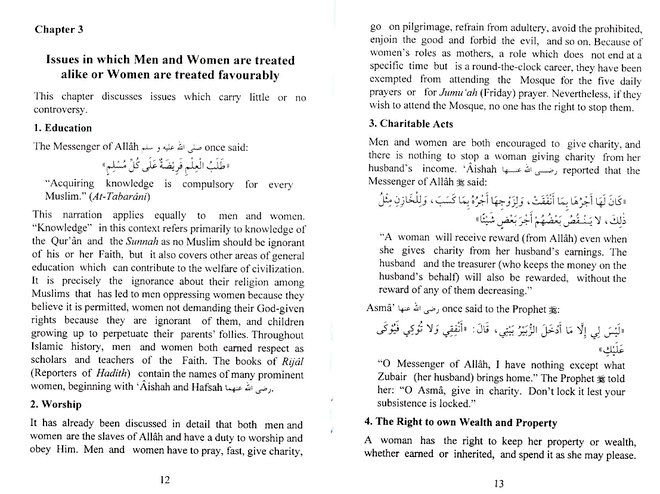 The Rights And Duties Of Women In Islam