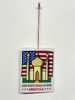 U.S. Mosque Hanging Paper Ornament ("God Bless Islam in our Great USA" message)