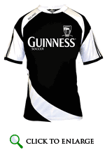 Guinness Black & White Soccer Jersey