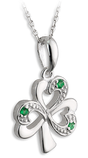 Silver Shamrock Pendant
