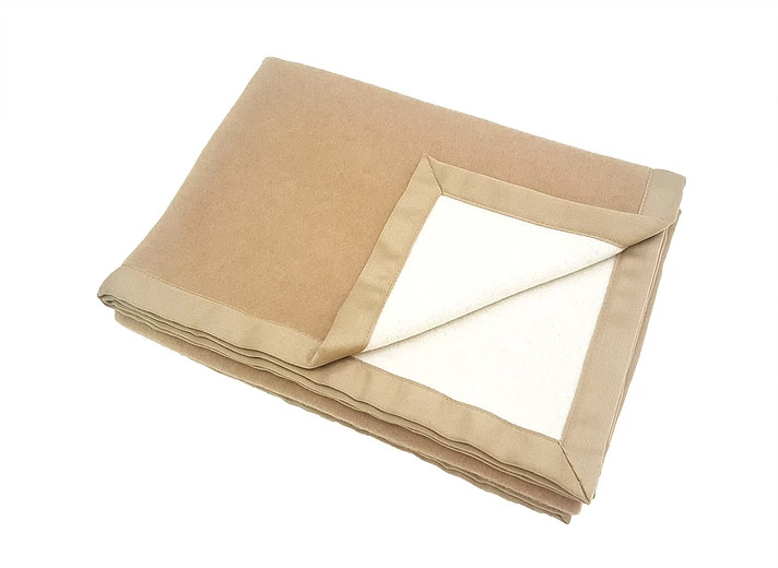 Andrea Wool/Came/Cashmere Blanket