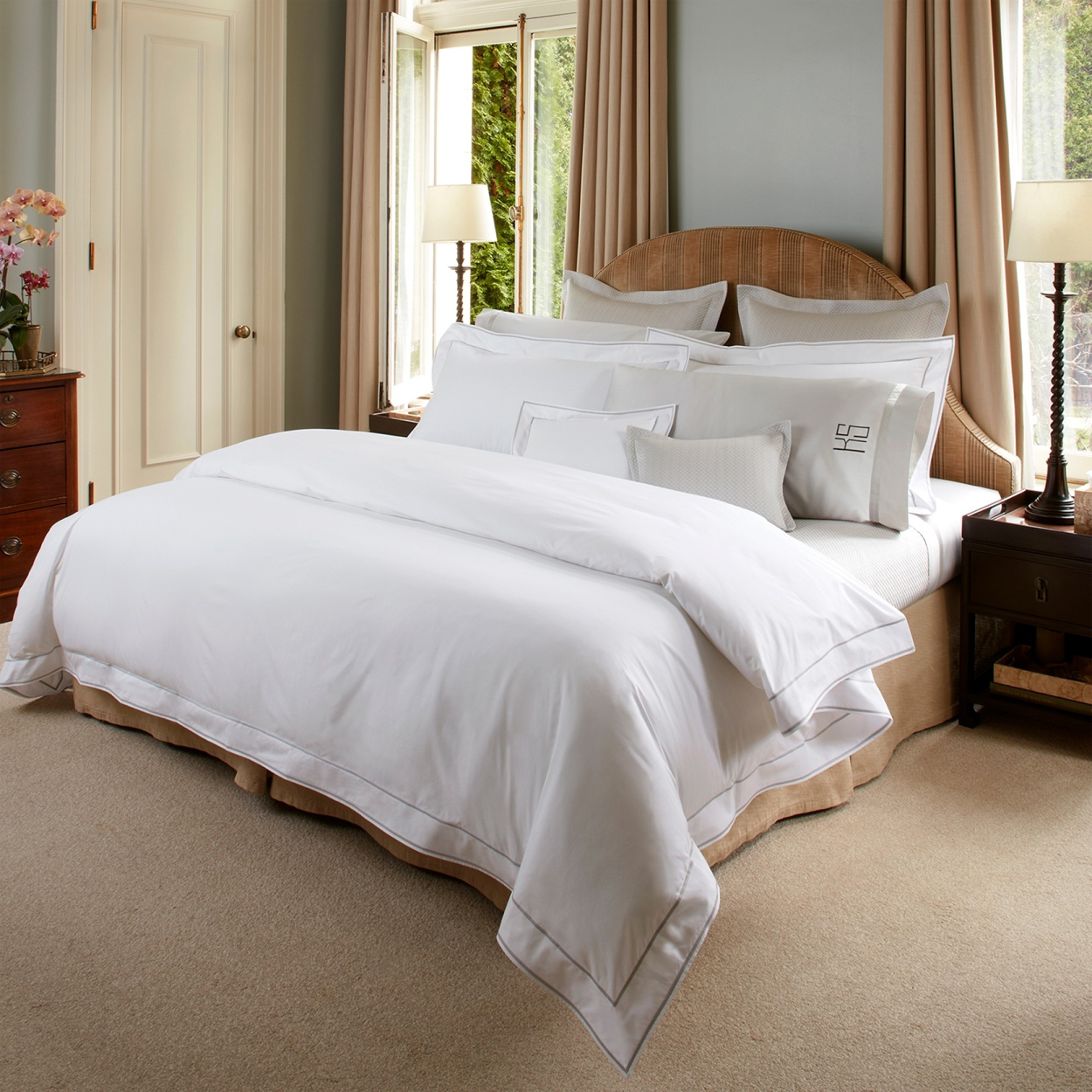 Shop Matouk Ansonia Bedding Aiko Luxury Linens