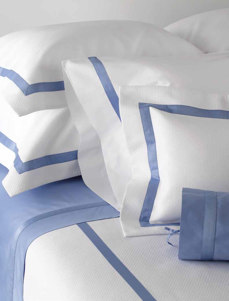 Matouk Mayfair Diamond Pique Coverlet Aiko Luxury Linens