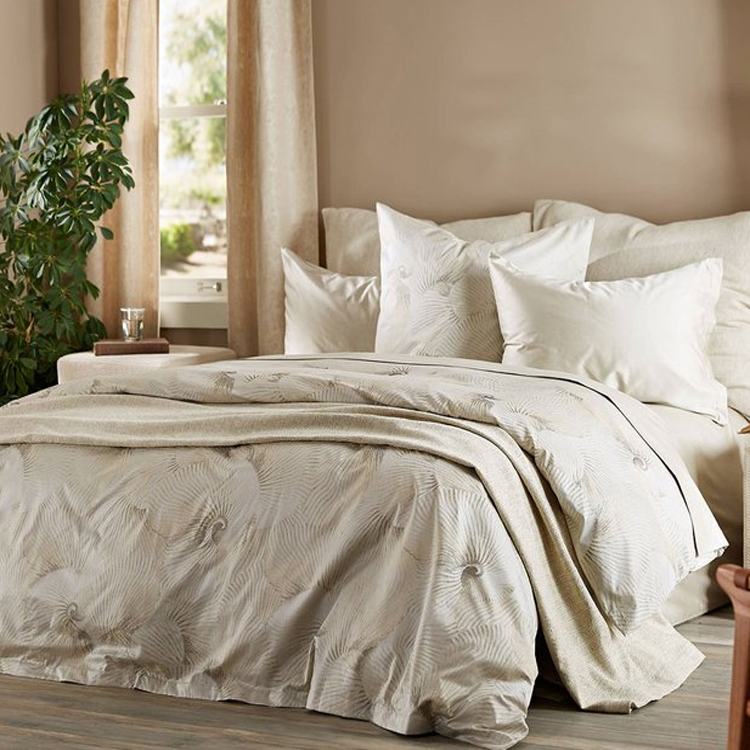 Nautilus Fine Italian Jacquard Bedding Italian Fine Linens