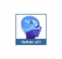 Blue Geltoki Sport Goggle & Cap Combo