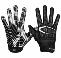 Clearance: Cutters S652 3.0 Padded Receiver Gloves Black (Size 2XL)
