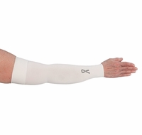 Lymphedivas White With Black Crystal Armsleeve
