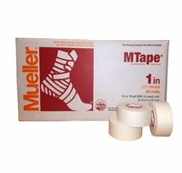 Mueller 1 inch White Athletic M-Tape Sports Tape Case