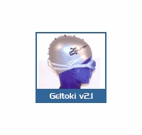 Silver Geltoki Sports Goggle & Cap Combo by Aquajogger