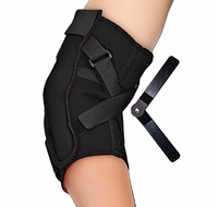 Thermoskin Black Hinged Elbow Hyperextension Prevention Brace