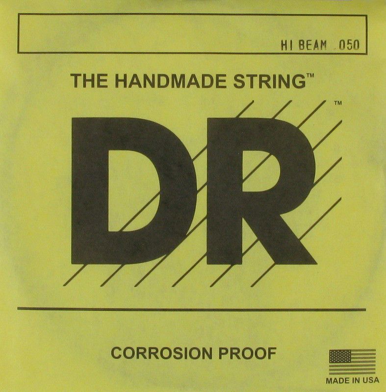 DR Strings Electric Bass HiBeam TiteFit Stainless Steel Bass .050, HBS50