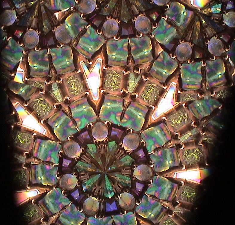 Glass Handcrafted Kaleidoscope, "Christali" By Artisan Sue Rioux.