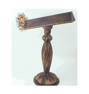 Handmade Glass Kaleidoscope, "Brown Parlor" By Artist Kathleen Hunt.