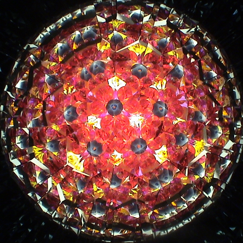 "West Wind" Handmade Stained Glass Kaleidoscope by Joanne Jacobs A Magnificent and Unique