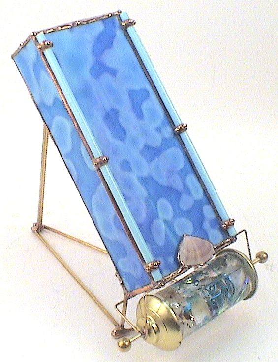 Stained Glass Kaleidoscope By Sue Rioux Blue Lagoon
