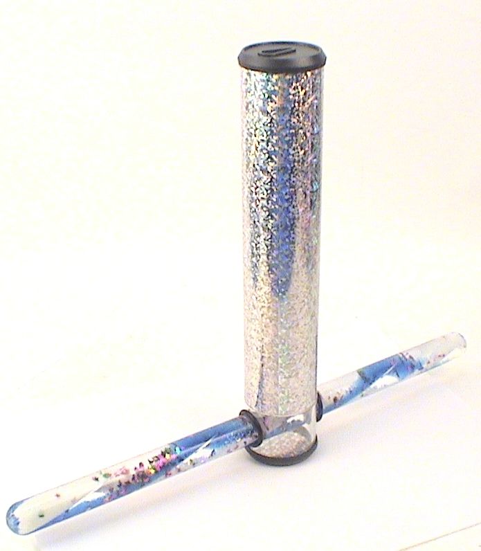 Silver Fluid Fantasy Fireworks Kaleidoscope - Mesmerizing