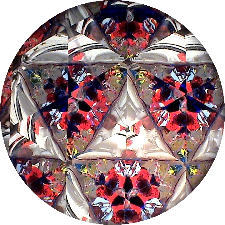 Kaleidoscope, USA Flag Liquid Suspension By Kaleidoscope Artist