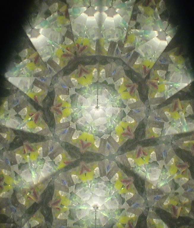 Vintage Artisan Kaleidoscope, "Rolla Scope In Copper and Mirror Era