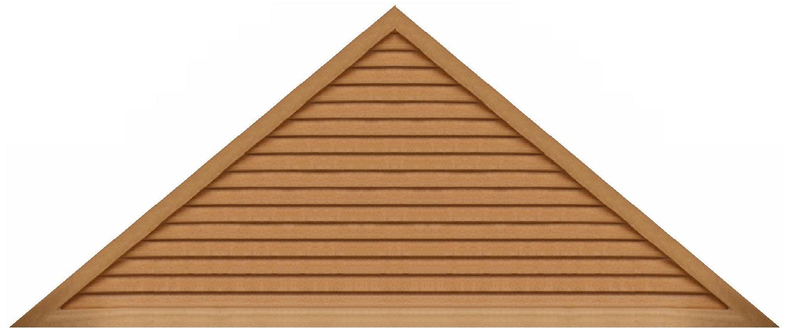 120" base 10/12 pitch Triangle Gable Vent