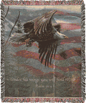 May Freedom Fly Throw Blanket