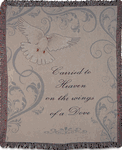 Carried to Heaven Throw Blanket | Personalized