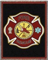 Firefighter Rescue Throw Blanket