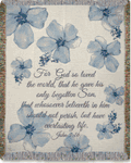 For God So Loved Throw Blanket | John 3:16 