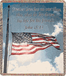 Greater Love John 15:13 Throw Blanket