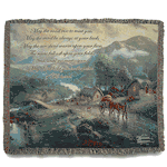 Irish Blessing May the Road Throw Blanket