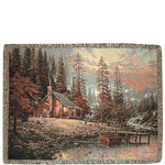 Kinkade Throw Peaceful Retreat