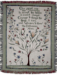 Serenity Prayer Inspirational Throw