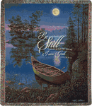 Sympathy Gift Throw - Psalm 46:10