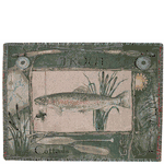 Trout Fishing Throw Blanket