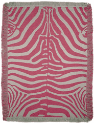 Zebra Print Throw Blankets - 3 Colors