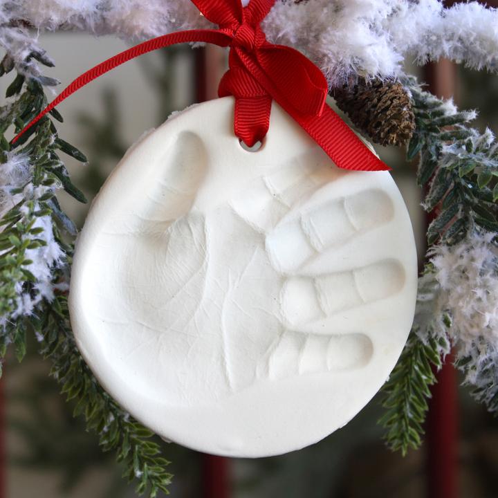 Dry Clay Baby In Hands Ornament Air Dry Clay Handprint Everything - Main Image