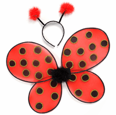 Kids Dress Up Ladybug Wings & Headband by Great Pretenders of Creative Education
