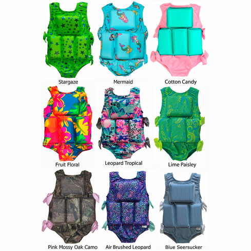 My Pool Pal Girls Toddler Flotation Swim Suits