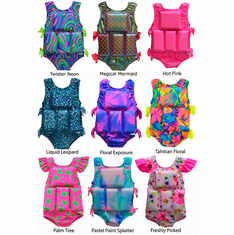 My Pool Pal Girls Toddler Flotation Swim Suits