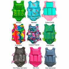 My Pool Pal Girls Toddler Flotation Swim Suits