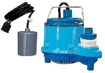 Little Giant Manual/Auto. Sump Pump 45 GPM 3/10 HP, 6-CIA-RFS (506171) (D)<br>