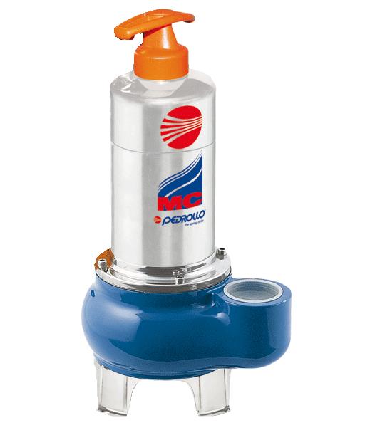 Pedrollo Manual 2-Vane Sewage Pump 200 GPM 1 HP #  MC10-C16M(C)