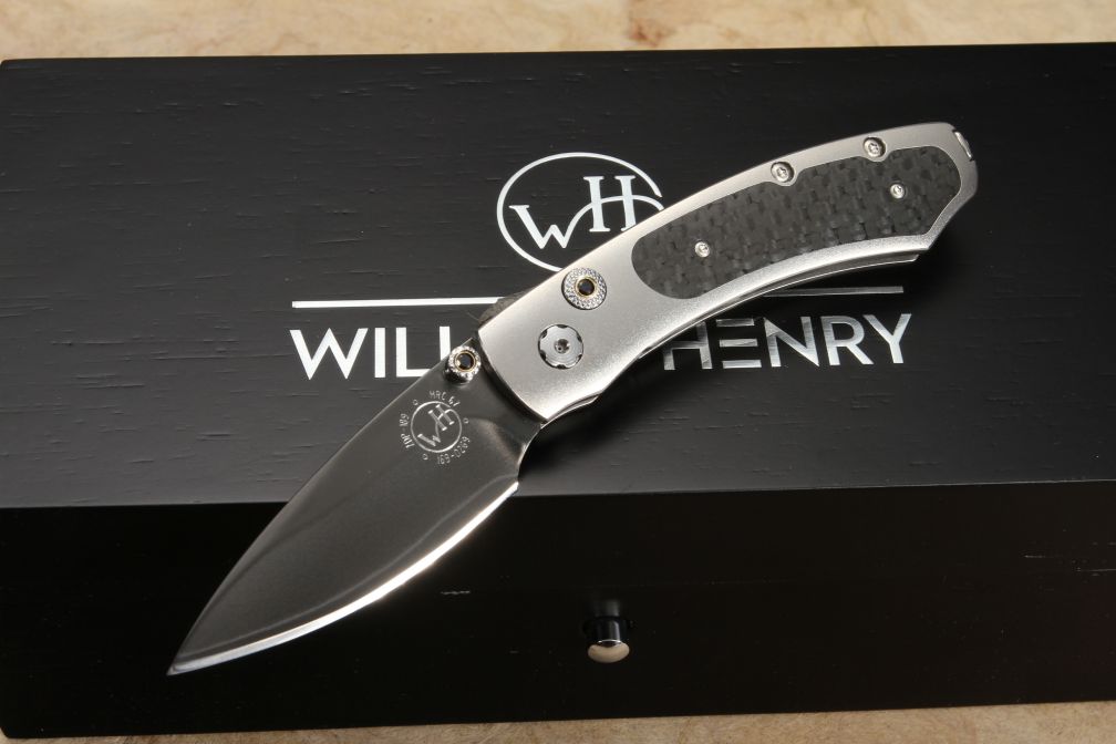 William Henry B09 Knight Carbon Fiber Folding Knife + Free Shipping