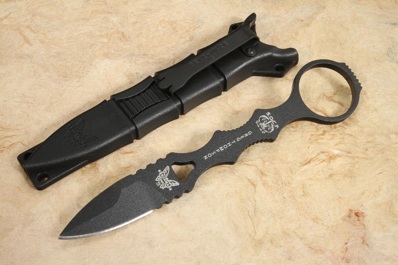 Benchmade 177BK Mini SOCP Fixed Blade Knife - In Stock