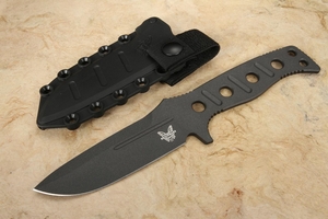 Benchmade 375BK-1 Fixed Adamas Black Coated CruWear Steel 