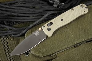 Benchmade Bugout Ranger Green Handle / Black Blade - 535GRY-1
