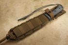 Chris Reeve Green Beret 7" Black Non Serrated - Coyote Sheath