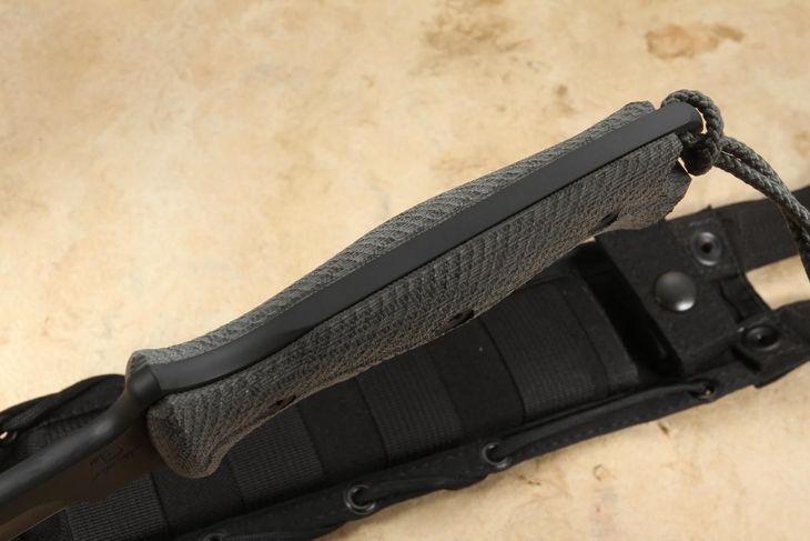 Chris Reeve Green Beret 7" - Non Serrated - Black Cerakote - MagnaCut (ONE PER HOUSEHOLD)