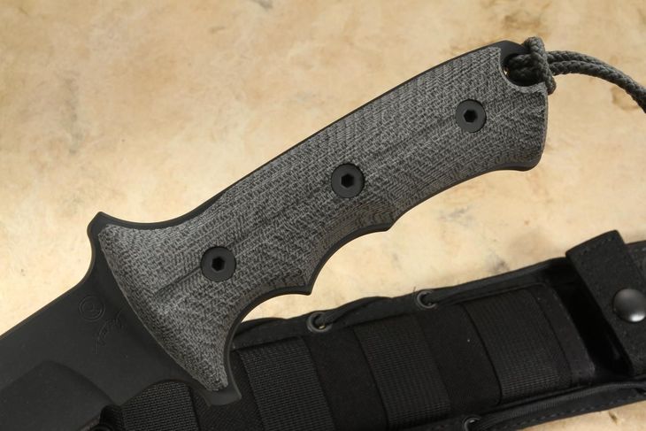 Chris Reeve Green Beret 7" - Non Serrated - Black Cerakote - MagnaCut (ONE PER HOUSEHOLD)