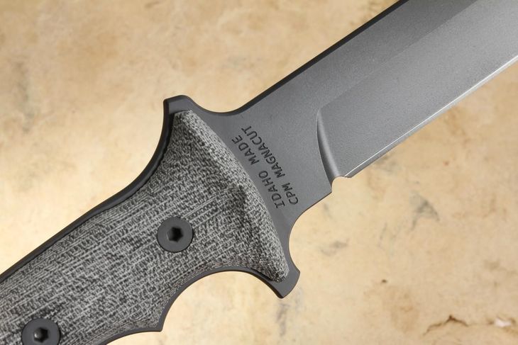 Chris Reeve Green Beret 7" - Non Serrated - Black Cerakote - MagnaCut (ONE PER HOUSEHOLD)